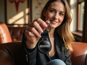 Lexus Schlüsselanhänger Leder Hochwertiges Design Sport Look